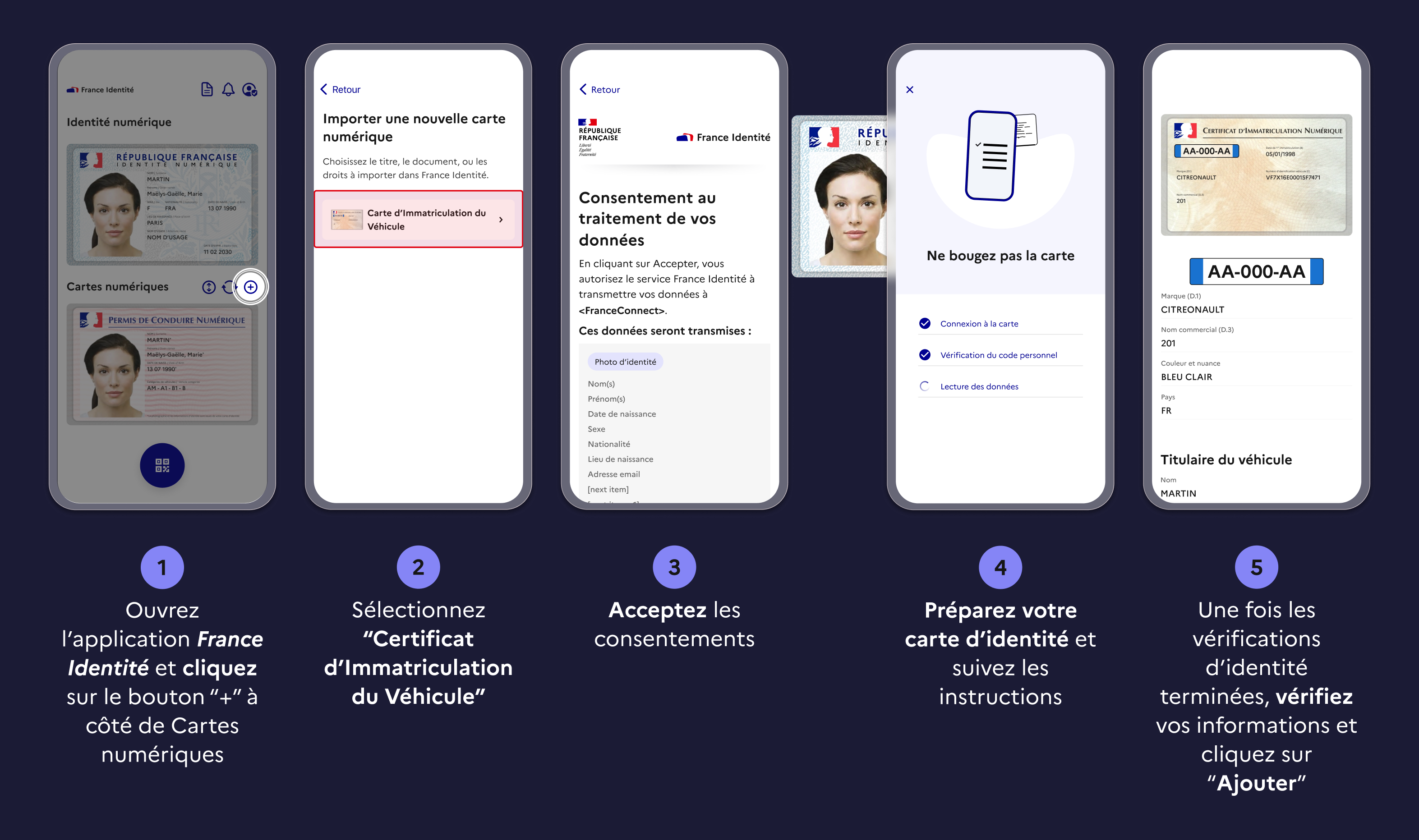 Générer sa carte grise numérique