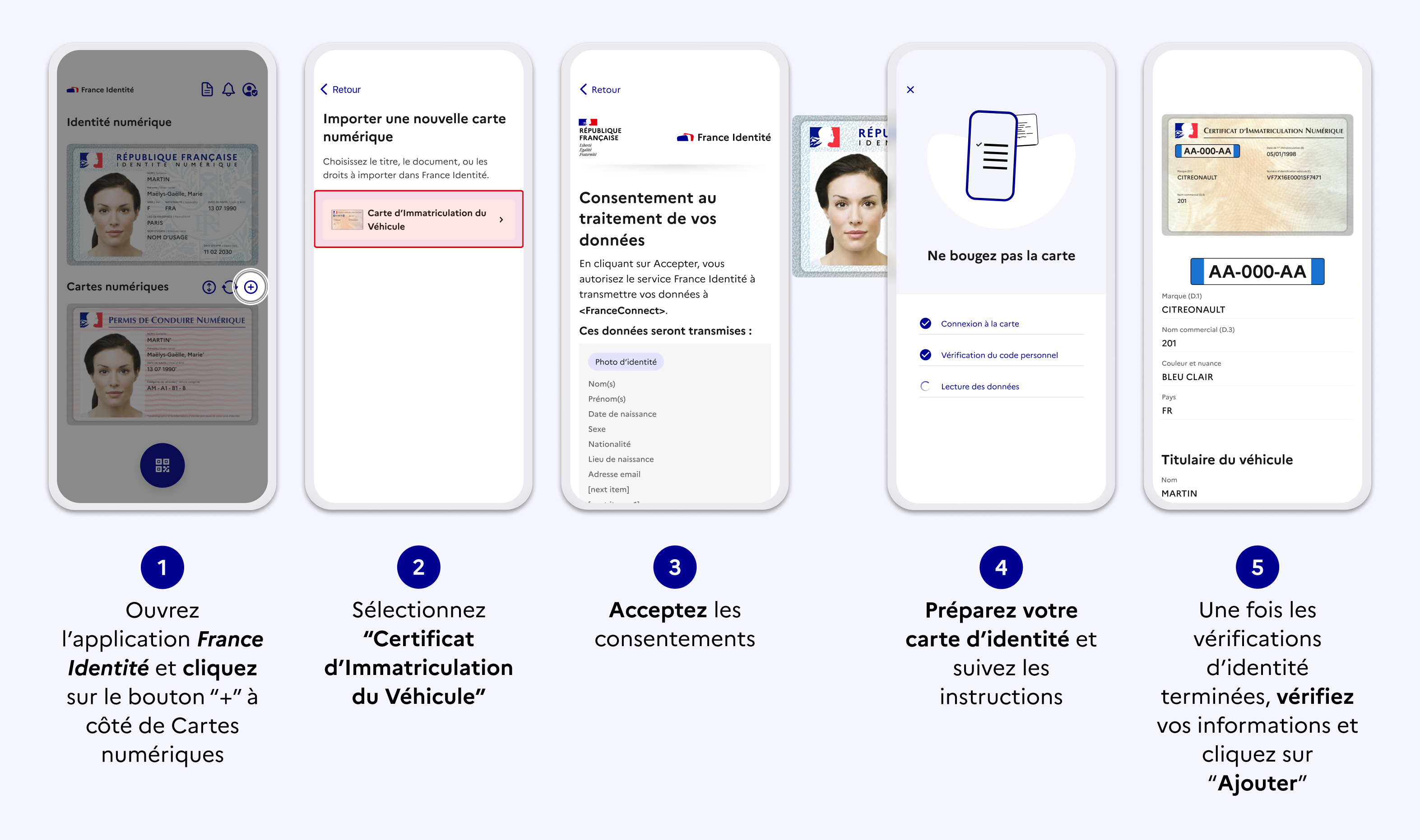 Générer sa carte grise numérique